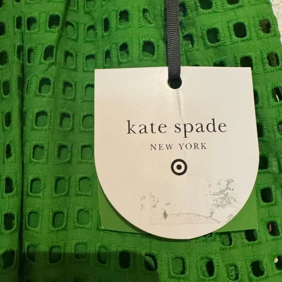 NWT Kate Spade Green Eyelet Skirt - Picture 2 of 6